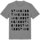 Mid Heather Gray t-shirt med Stamgård ordlek t-shirt