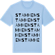 Blue Soul t-shirt med Stamhem ordlek t-shirt