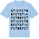 Blue Soul t-shirt med Stampetorpet ordlek t-shirt