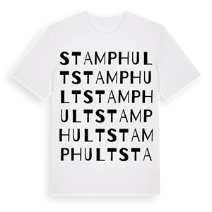 Stamphult ordlek t-shirt – ekologisk bomull t-shirt från Pinshirt