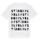 Stångby kyrkby ordlek t-shirt