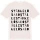 Vintage White t-shirt med Stänkelösa boställe ordlek t-shirt