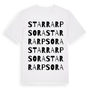 Starrarps Ora ordlek t-shirt – ekologisk bomull t-shirt från Pinshirt