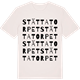 Vintage White t-shirt med Stättatorpet ordlek t-shirt