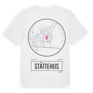 Stättehus t-shirt – ekologisk bomull t-shirt från Pinshirt