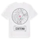White t-shirt med Stattena t-shirt