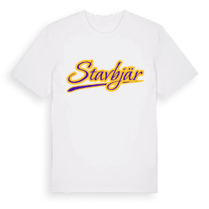 Stavbjär baseball t-shirt – ekologisk bomull t-shirt från Pinshirt