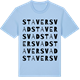 Blue Soul t-shirt med Staversvad ordlek t-shirt