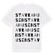 Stavrahusen ordlek t-shirt