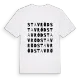 Stavröd ordlek t-shirt