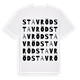 Stavröd ordlek t-shirt