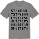 Mid Heather Gray t-shirt med Stavshult ordlek t-shirt