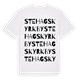 Stehags kyrkby ordlek t-shirt