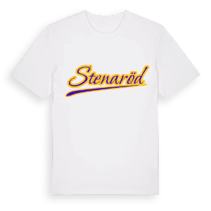 Stenaröd baseball t-shirt – ekologisk bomull t-shirt från Pinshirt
