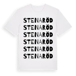 Stenaröd ordlek t-shirt – ekologisk bomull t-shirt från Pinshirt