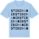 Blue Soul t-shirt med Stenemaden ordlek t-shirt