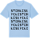 Blue Soul t-shirt med Stenkeslycke ordlek t-shirt