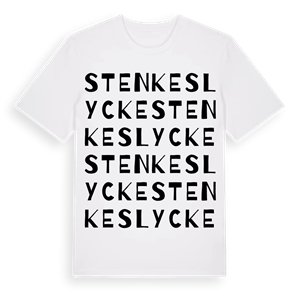 Stenkeslycke ordlek t-shirt – ekologisk bomull t-shirt från Pinshirt