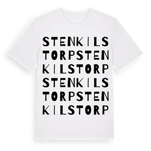 Stenkilstorp ordlek t-shirt – ekologisk bomull t-shirt från Pinshirt