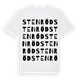 Stenröd ordlek t-shirt