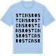 Blue Soul t-shirt med Stensro ordlek t-shirt