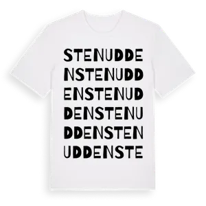 Stenudden ordlek t-shirt – ekologisk bomull t-shirt från Pinshirt
