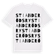 Stianderöds ry ordlek t-shirt