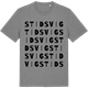 Mid Heather Gray t-shirt med Stidsvig ordlek t-shirt
