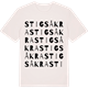 Vintage White t-shirt med Stigsåkra ordlek t-shirt