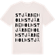 Vintage White t-shirt med Stjärneholm ordlek t-shirt