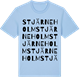 Blue Soul t-shirt med Stjärneholm ordlek t-shirt