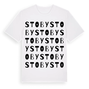 Stoby ordlek t-shirt – ekologisk bomull t-shirt från Pinshirt