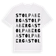 Stolpaberga ordlek t-shirt