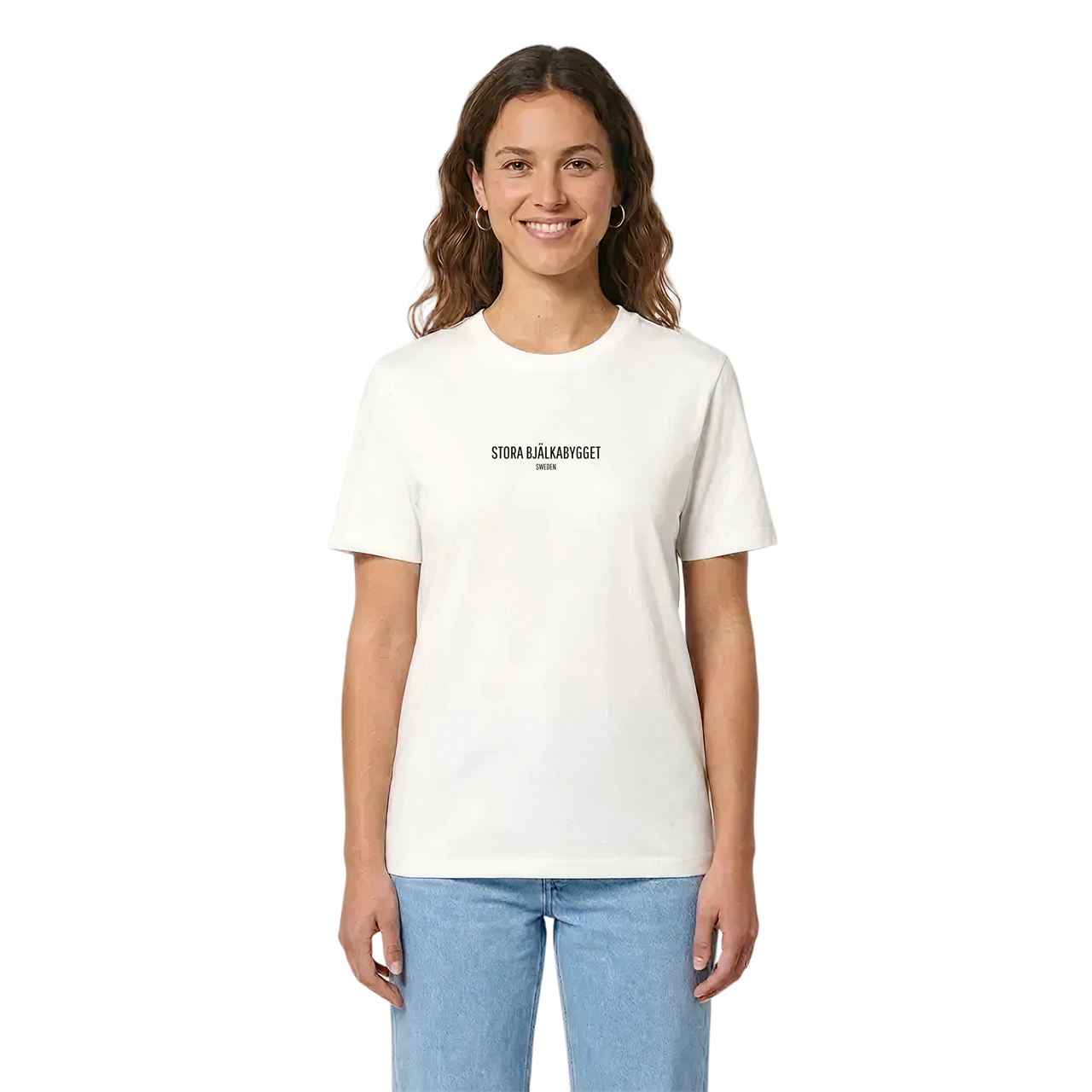 Stora Bjälkabygget i Sverige t-shirt i miljö
