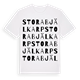 Stora Bjälkarp ordlek t-shirt