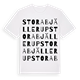 Stora Bjällerup ordlek t-shirt
