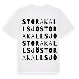 Stora Kallsjö ordlek t-shirt – ekologisk bomull t-shirt från Pinshirt