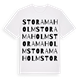 Stora Maholm ordlek t-shirt