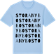 Blue Soul t-shirt med Stora Nybo ordlek t-shirt