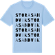 Blue Soul t-shirt med Stora Sandvik ordlek t-shirt