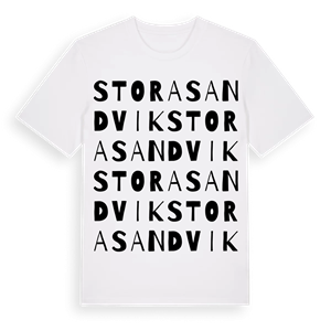 Stora Sandvik ordlek t-shirt – ekologisk bomull t-shirt från Pinshirt