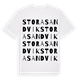 Stora Sandvik ordlek t-shirt