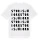 Stora Sjöborg ordlek t-shirt