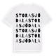 Stora Sjödala ordlek t-shirt