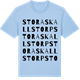 Blue Soul t-shirt med Stora Skallstorp ordlek t-shirt