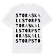 Stora Skallstorp ordlek t-shirt