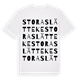 Stora Slätteke ordlek t-shirt