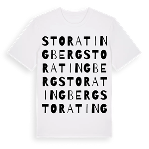 Stora Tingberg ordlek t-shirt – ekologisk bomull t-shirt från Pinshirt