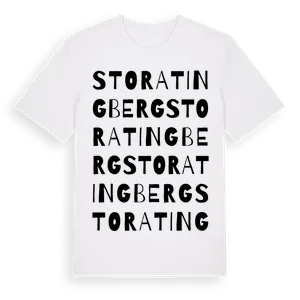 Stora Tingberg ordlek t-shirt – ekologisk bomull t-shirt från Pinshirt
