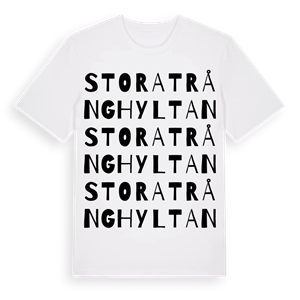 Stora Trånghyltan ordlek t-shirt – ekologisk bomull t-shirt från Pinshirt